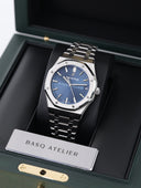 Royal Oak 15500ST Blue Dial