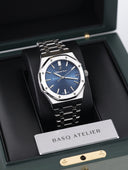 Royal Oak 15500ST Blue Dial
