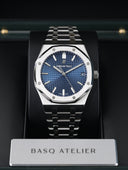 Royal Oak 15500ST Blue Dial