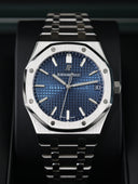 Royal Oak 15500ST Blue Dial