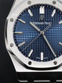 Royal Oak 15500ST Blue Dial