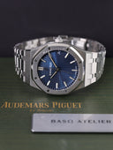 Royal Oak 15500ST Blue Dial