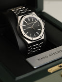 Royal Oak 15510ST Black Dial
