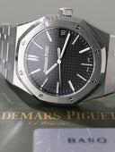 Royal Oak 15510ST Black Dial