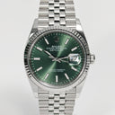 Date-just 41mm green dial jubilee