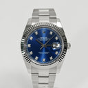 Date-just 41mm 10p blue dial Oyster