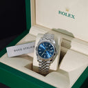 Date-just 41mm blue dial jubilee