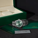 Date-just 36mm green dial jubilee