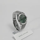 Date-just 36mm green dial jubilee